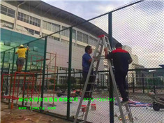 桂林理工大学硅pu球场的围网工程案例