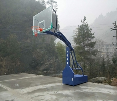资源移动篮球架安装