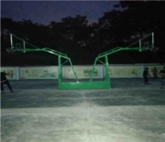 海南柳州卫校篮球架安装